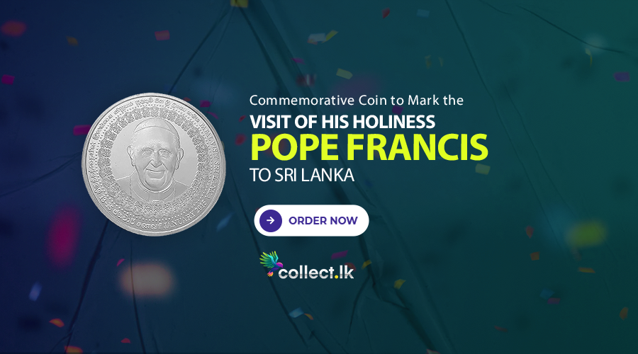 Pope Francis visit Sri Lanka Commemorative coin